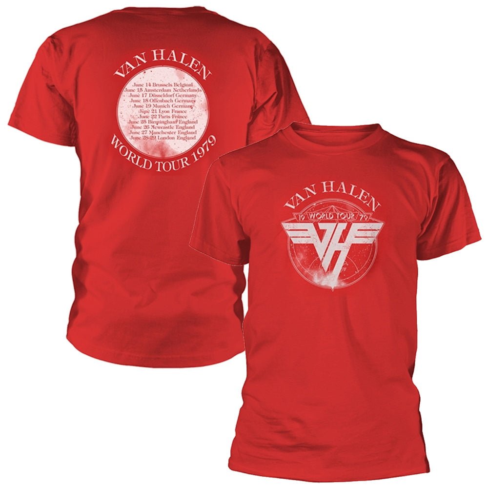 VAN HALEN ヴァンヘイレン (エドワード生誕 70周年 ) - 1979 Tour / Tシャツ / メンズ - PGS